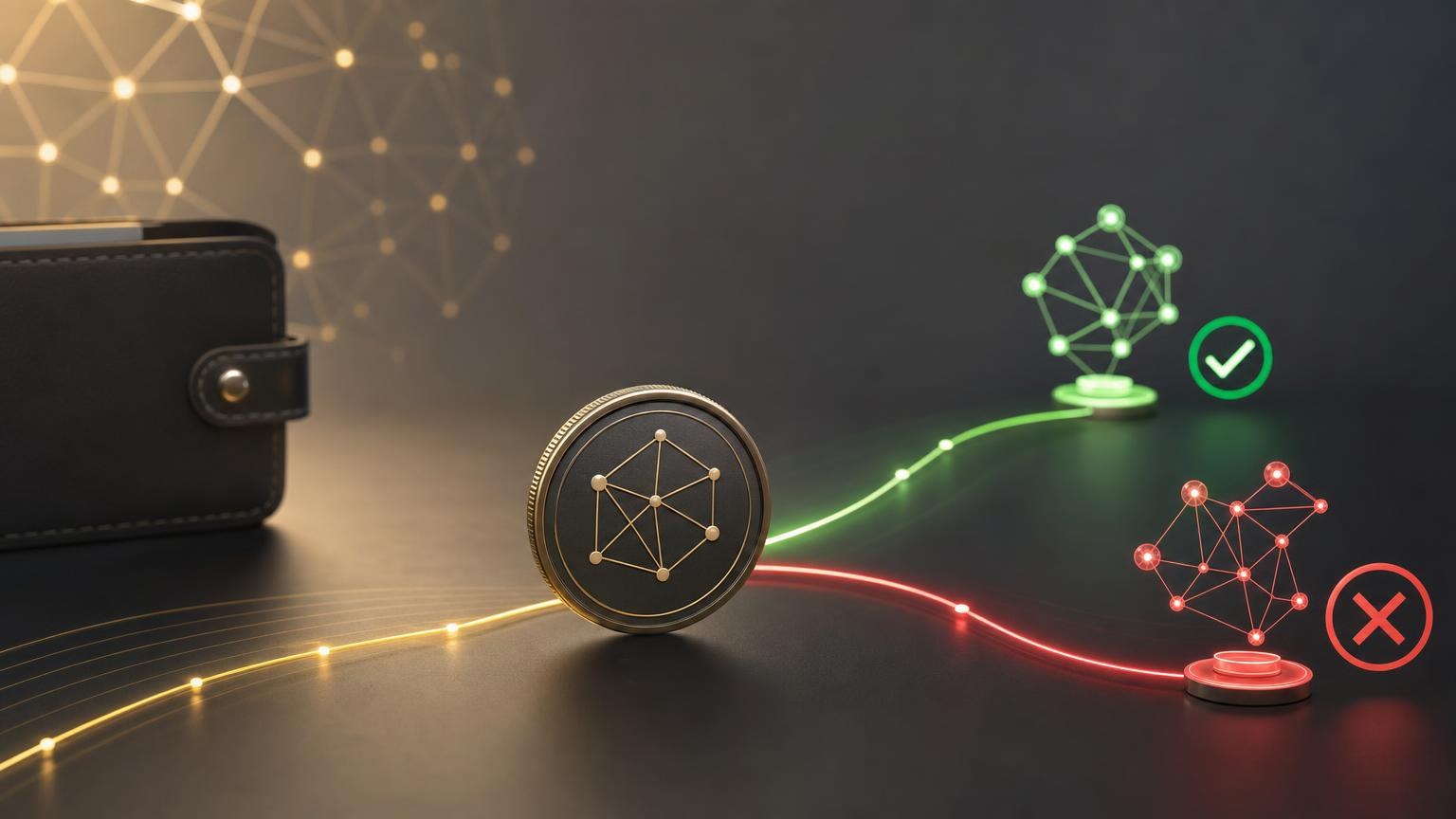 Persona comparando la criptomoneda, la red, la dirección y el importe de una operación antes de confirmar el envío